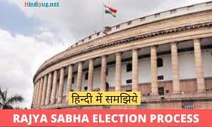 rajya sabha election process in hindi